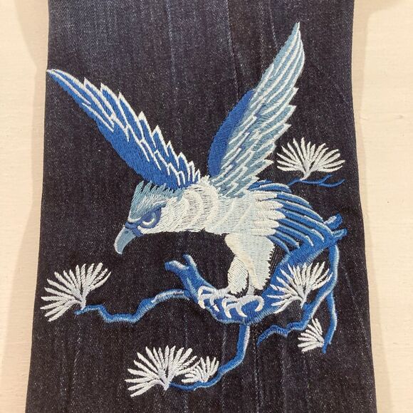 Polo Ralph Lauren Jeans Women’s 28 Blue Denim Chrystie Kick Flare Crop - Picture 6 of 13